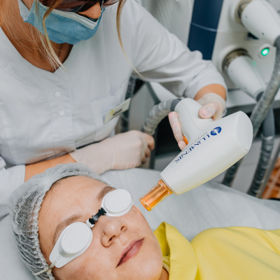 Лазерная шлифовка лица Lumenis M22